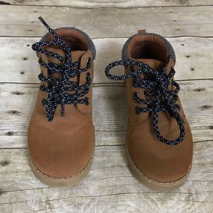 Gymboree Toddler Boy Size 10 Tan Boots